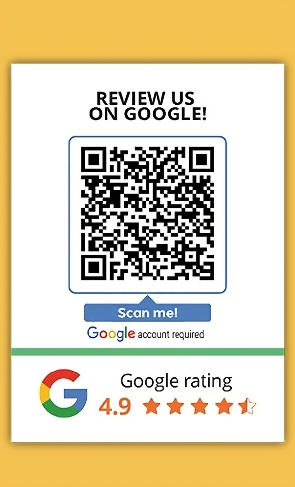 Google Review Card - 1 side